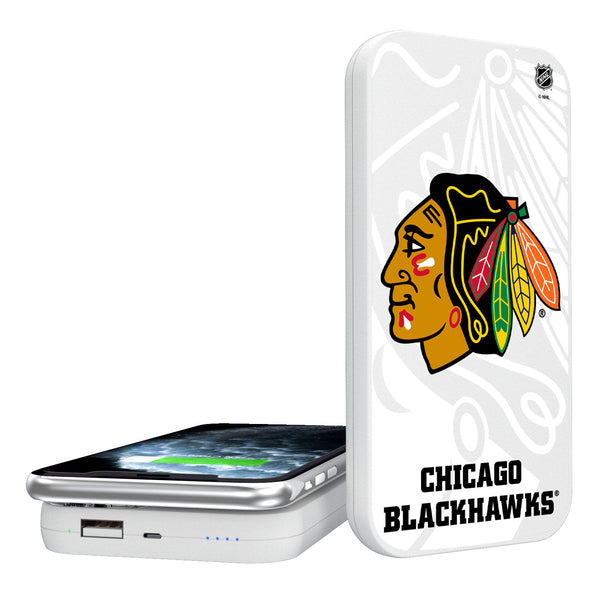 Chicago Blackhawks Tilt 5000mAh Portable Wireless Charger
