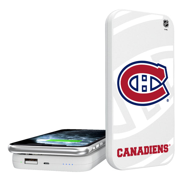 Montreal Canadiens Tilt 5000mAh Portable Wireless Charger