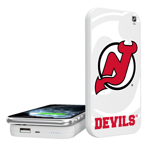 New Jersey Devils Tilt 5000mAh Portable Wireless Charger
