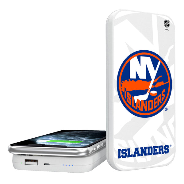 New York Islanders Tilt 5000mAh Portable Wireless Charger