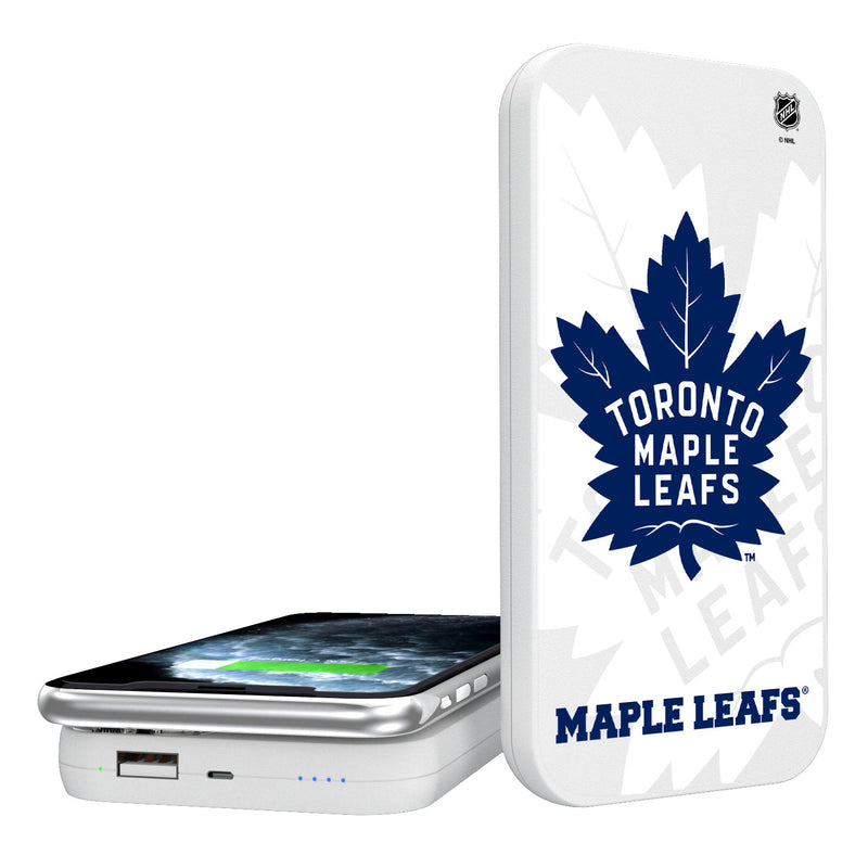Toronto Maple Leafs Tilt 5000mAh Portable Wireless Charger