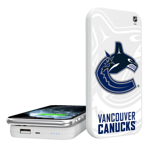 Vancouver Canucks Tilt 5000mAh Portable Wireless Charger
