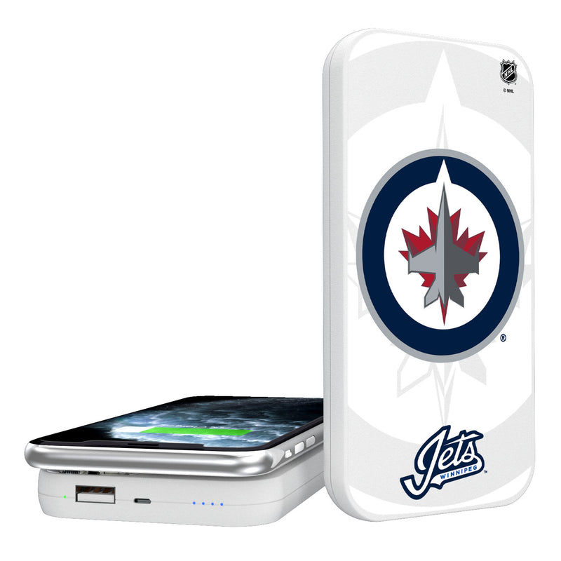 Winnipeg Jets Tilt 5000mAh Portable Wireless Charger