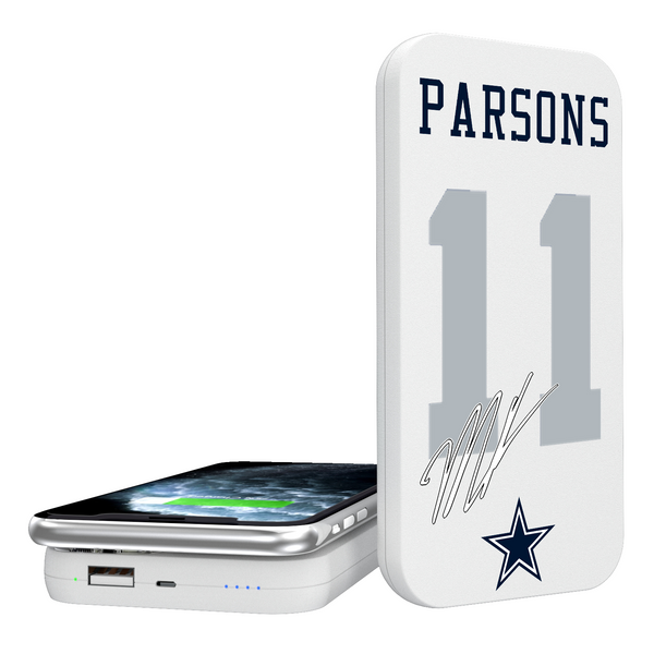 Micah Parsons Dallas Cowboys 11 Ready 5000mAh Portable Wireless Charger