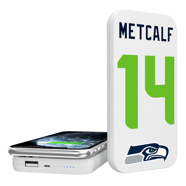 DK Metcalf Seattle Seahawks 14 Ready 5000mAh Portable Wireless Charger