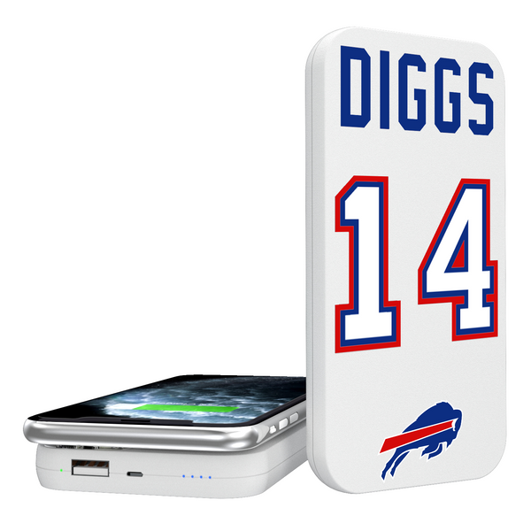 Stefon Diggs Buffalo Bills 14 Ready 5000mAh Portable Wireless Charger