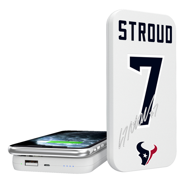C.J. Stroud Houston Texans 7 Ready 5000mAh Portable Wireless Charger