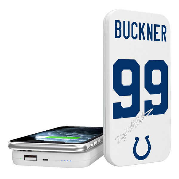 DeForest Buckner Indianapolis Colts 99 Ready 5000mAh Portable Wireless Charger