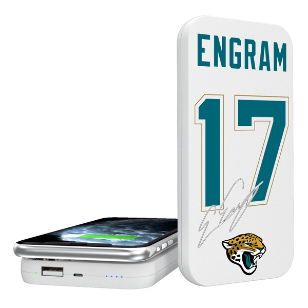 Evan Engram Jacksonville Jaguars 17 Ready 5000mAh Portable Wireless Charger