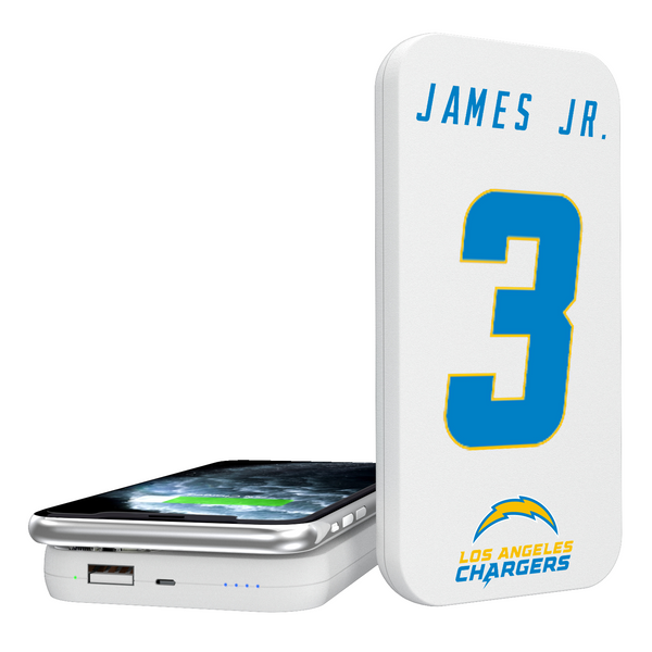 Derwin James Jr. Los Angeles Chargers 3 Ready 5000mAh Portable Wireless Charger