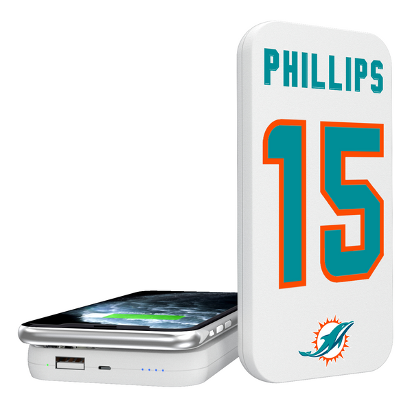 Jaelan Phillips Miami Dolphins 15 Ready 5000mAh Portable Wireless Charger