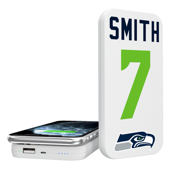 Geno Smith Seattle Seahawks 7 Ready 5000mAh Portable Wireless Charger