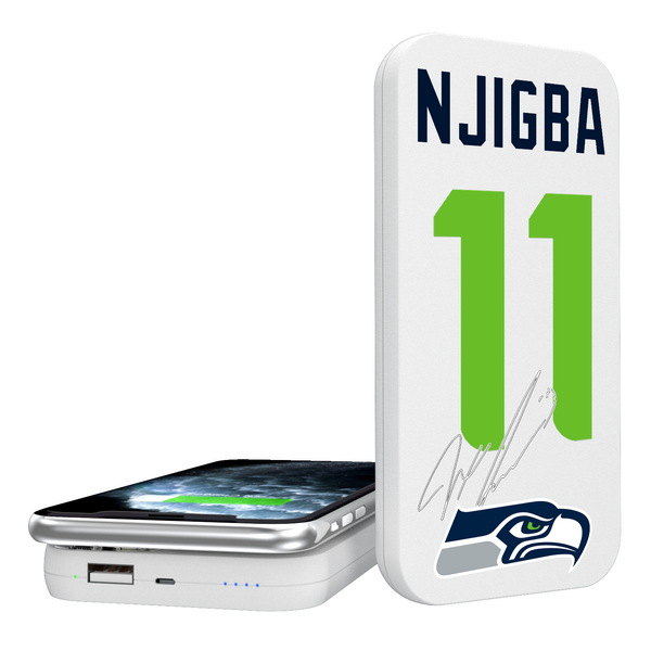 Jaxon Smith-Njigba Seattle Seahawks 11 Ready 5000mAh Portable Wireless Charger