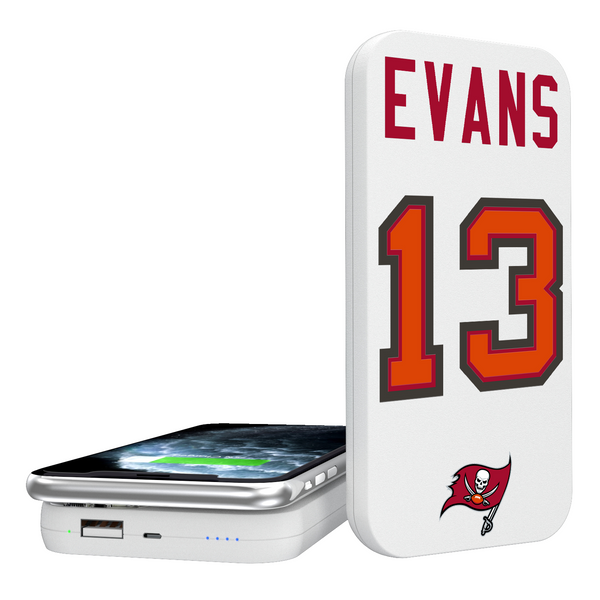 Mike Evans Tampa Bay Buccaneers 13 Ready 5000mAh Portable Wireless Charger