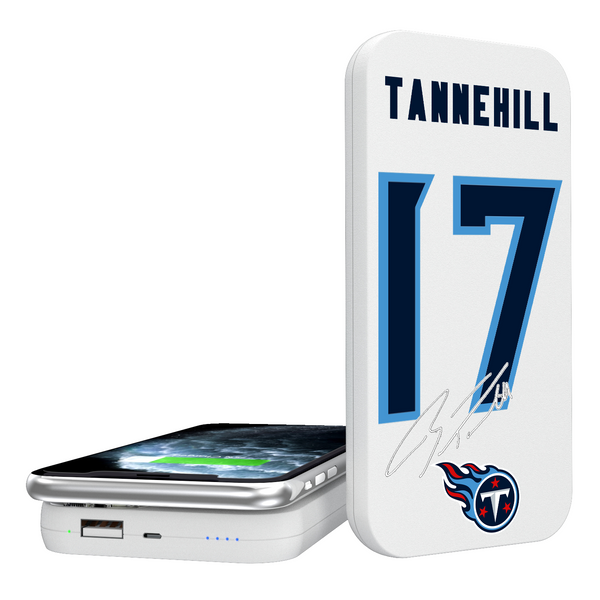 Ryan Tannehill Tennessee Titans 17 Ready 5000mAh Portable Wireless Charger