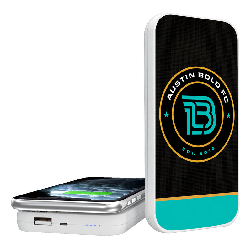 Austin Bold FC  Solid Wordmark 5000mAh Portable Wireless Charger