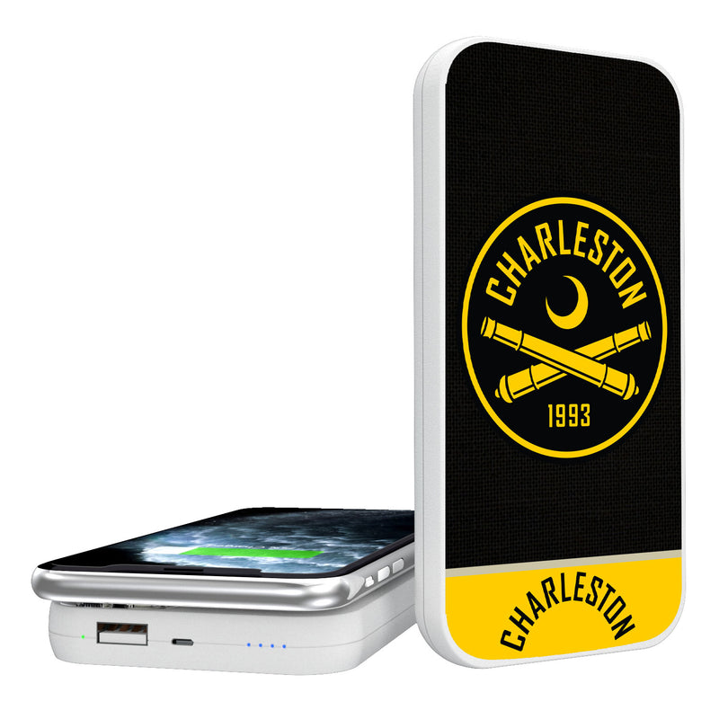 Charleston Battery  Solid Wordmark 5000mAh Portable Wireless Charger
