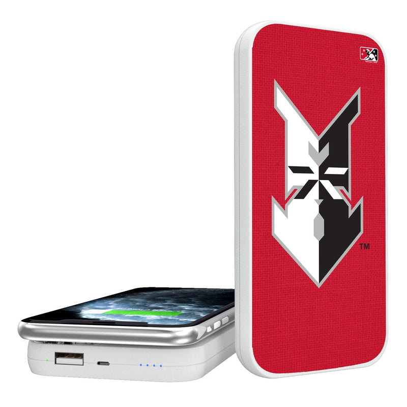 Indianapolis Indians Solid 5000mAh Portable Wireless Charger