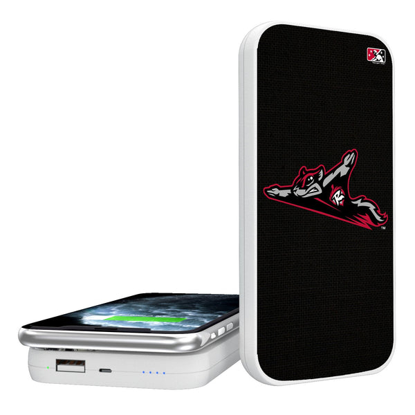 Richmond Flying Squirrels Solid 5000mAh Portable Wireless Charger
