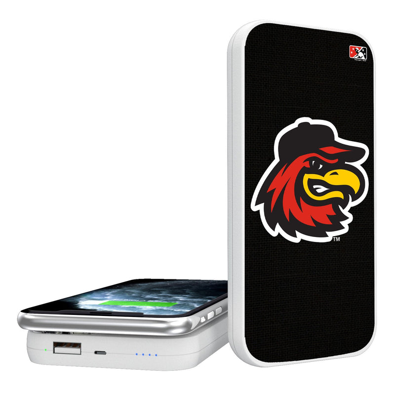 Rochester Red Wings Solid 5000mAh Portable Wireless Charger