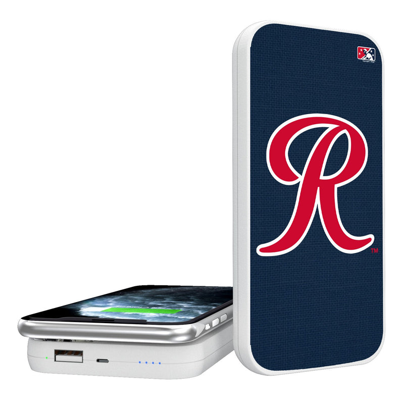 Tacoma Rainiers Solid 5000mAh Portable Wireless Charger