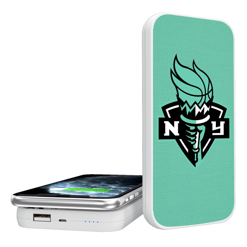 New York Liberty Solid 5000mAh Portable Wireless Charger
