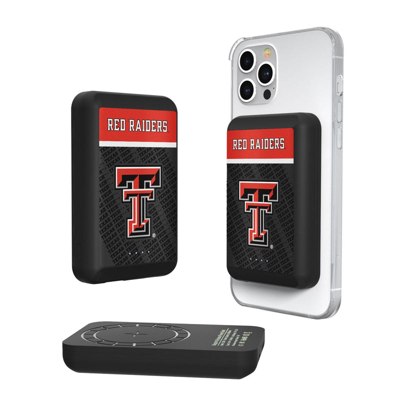 Texas Tech Red Raiders Endzone Plus Wireless Mag Power Bank