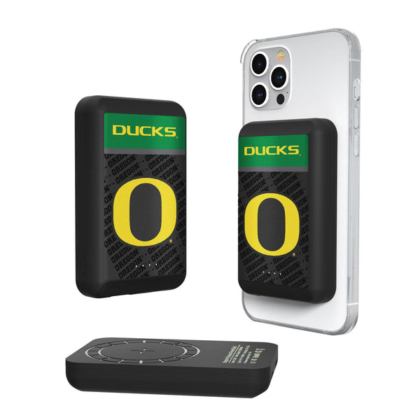 Oregon Ducks Endzone Plus Wireless Mag Power Bank