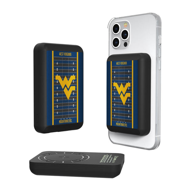 West Virginia Mountaineers Field Wireless Mag Power Bank