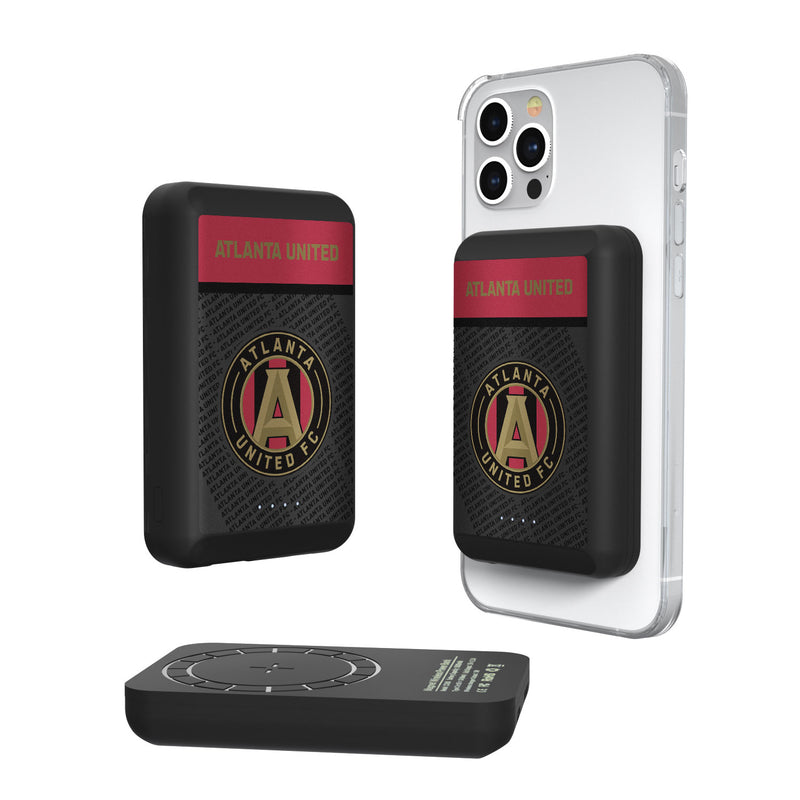 Atlanta United FC Endzone Plus 5000mAh Magnetic Wireless Charger