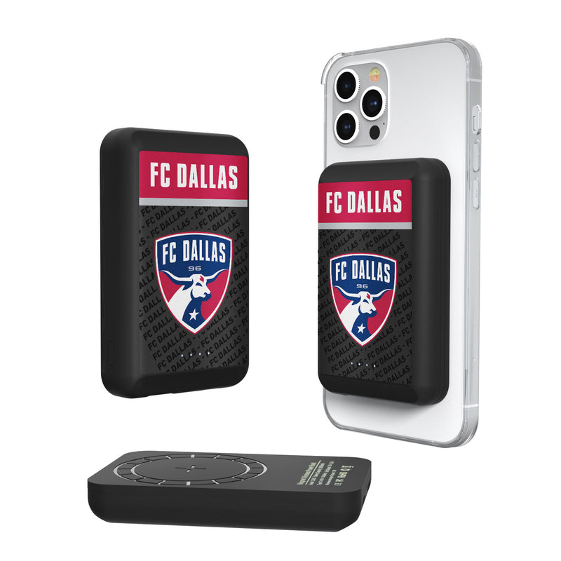 FC Dallas  Endzone Plus 5000mAh Magnetic Wireless Charger