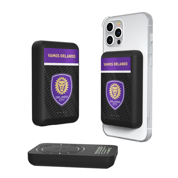 Orlando City Soccer Club  Endzone Plus 5000mAh Magnetic Wireless Charger