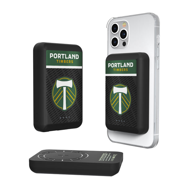 Portland Timbers   Endzone Plus 5000mAh Magnetic Wireless Charger