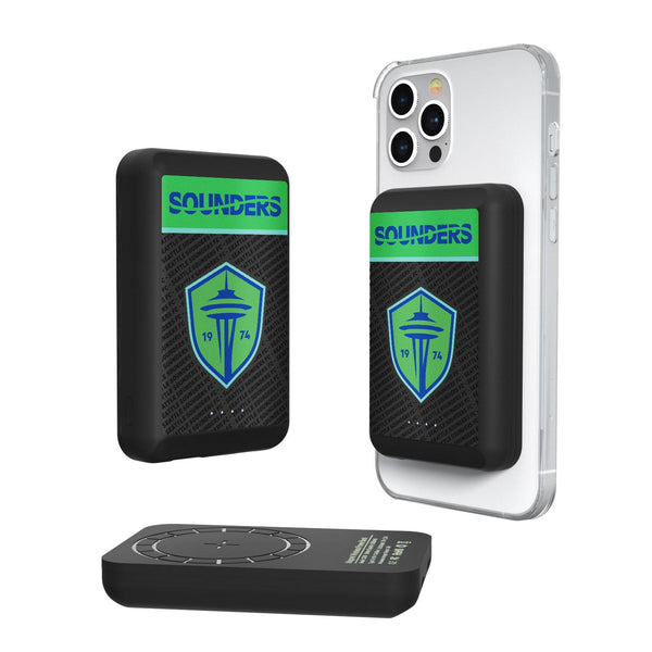 Seattle Sounders FC   Endzone Plus Wireless Mag Power Bank