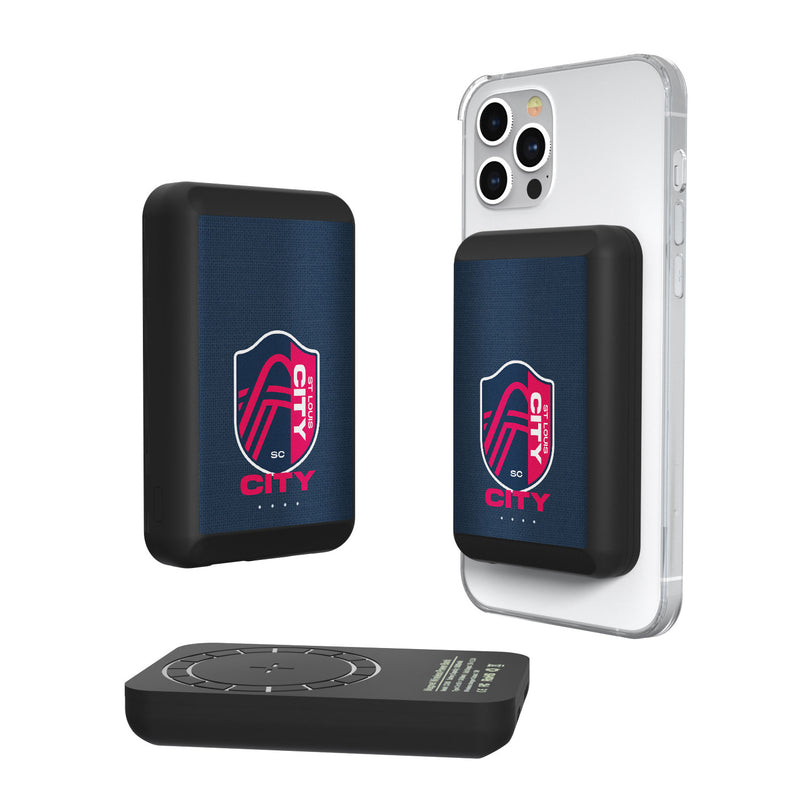 St. Louis CITY SC  Solid 5000mAh Magnetic Wireless Charger