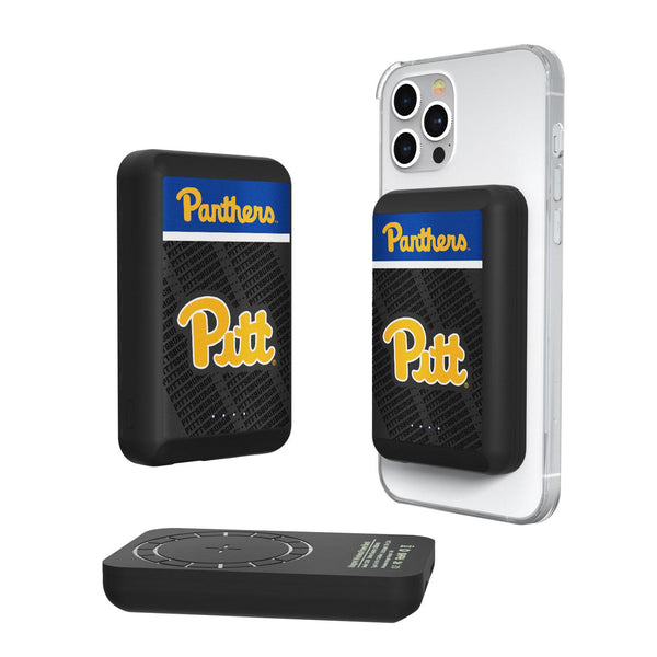 Pittsburgh Panthers Endzone Plus Wireless Mag Power Bank