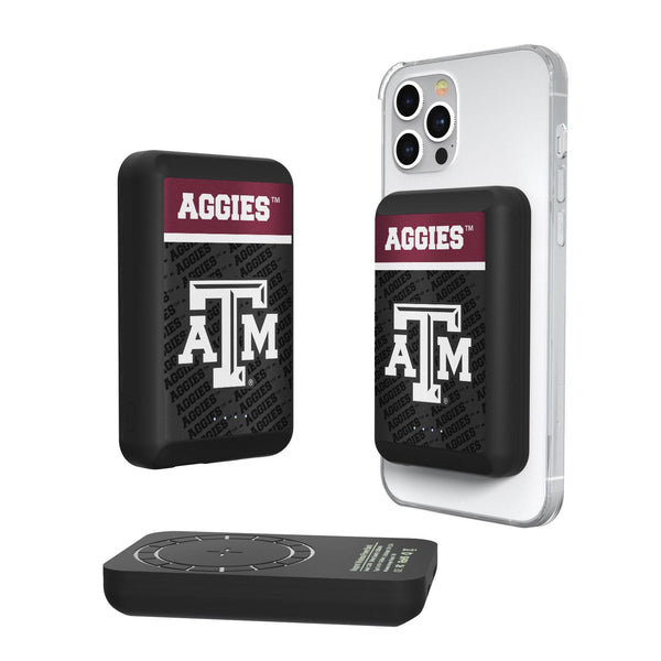 Texas A&M Aggies Endzone Plus Wireless Mag Power Bank