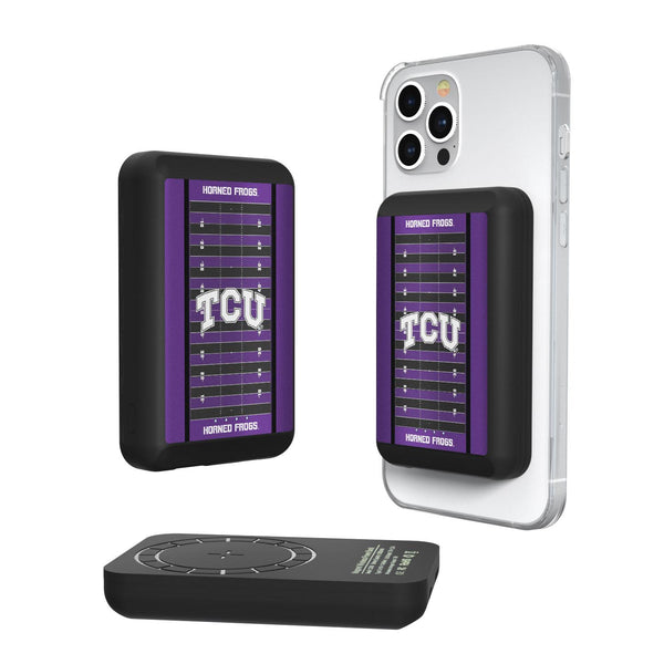 Texas Christian Horned Frogs Field Wireless Mag Power Bank