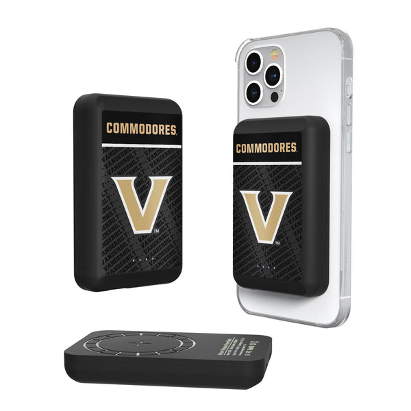Vanderbilt Commodores Endzone Plus Wireless Mag Power Bank