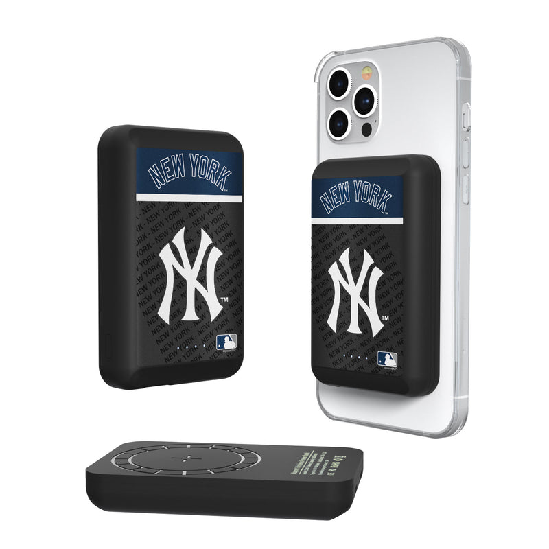 New York Yankees Endzone Plus 5000mAh Magnetic Wireless Charger
