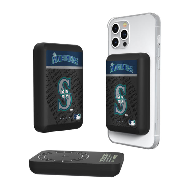 Seattle Mariners Endzone Plus 5000mAh Magnetic Wireless Charger