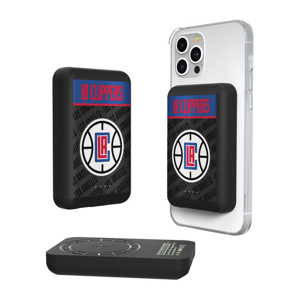 Los Angeles Clippers Endzone Plus Wireless Mag Power Bank