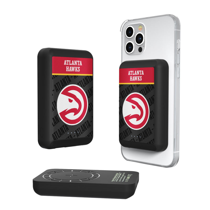 Atlanta Hawks Endzone Plus Wireless Mag Power Bank