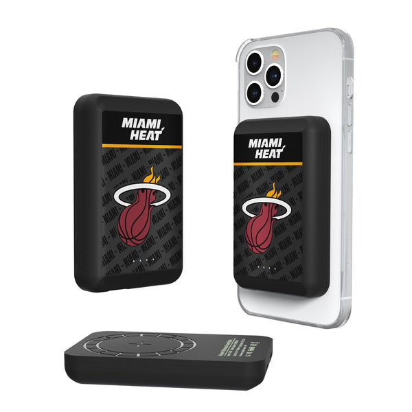 Miami Heat Endzone Plus Wireless Mag Power Bank