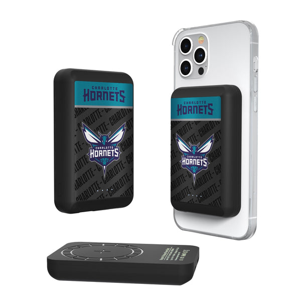 Charlotte Hornets Endzone Plus Wireless Mag Power Bank