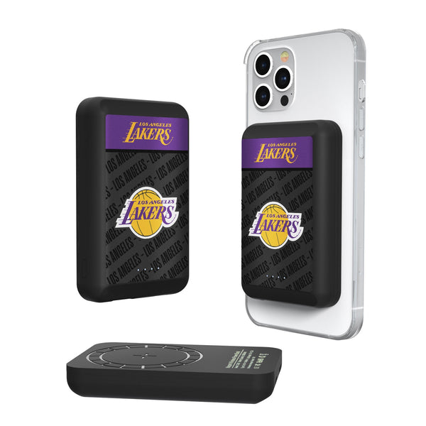 Los Angeles Lakers Endzone Plus Wireless Mag Power Bank