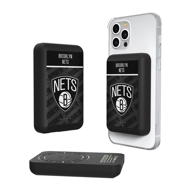 Brooklyn Nets Endzone Plus Wireless Mag Power Bank