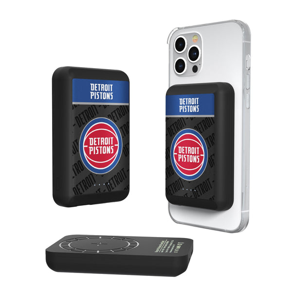 Detroit Pistons Endzone Plus Wireless Mag Power Bank