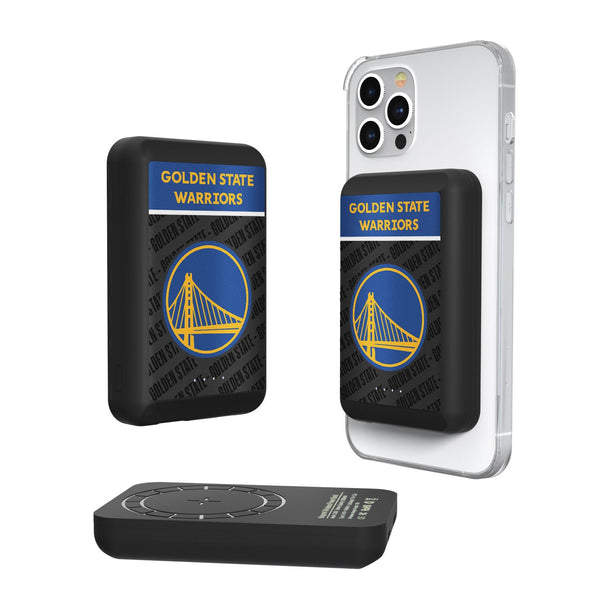 Golden State Warriors Endzone Plus Wireless Mag Power Bank