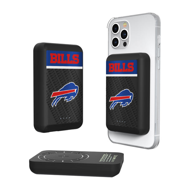 Buffalo Bills Endzone Plus 5000mAh Magnetic Wireless Charger